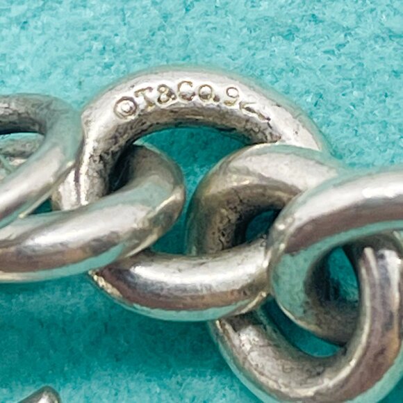 RARE Tiffany & Co Baby Theme Dangle Charm Bracelet Sterling Silver 7.5" - Picture 2 of 13